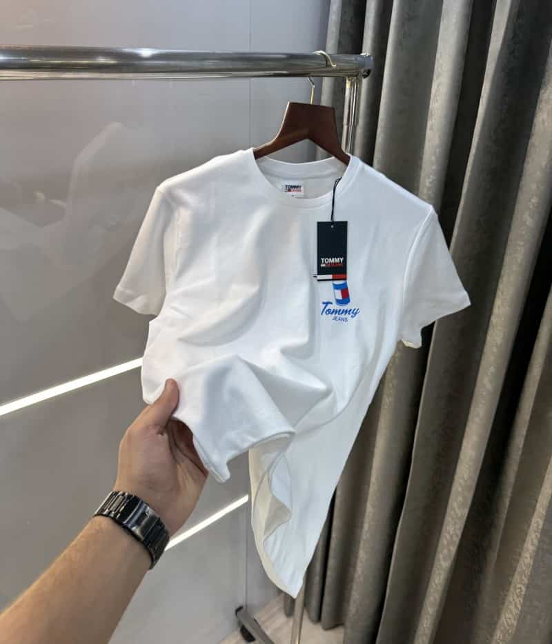 Tomm y Hilfiger White Printed Premium T-Shirt Main image