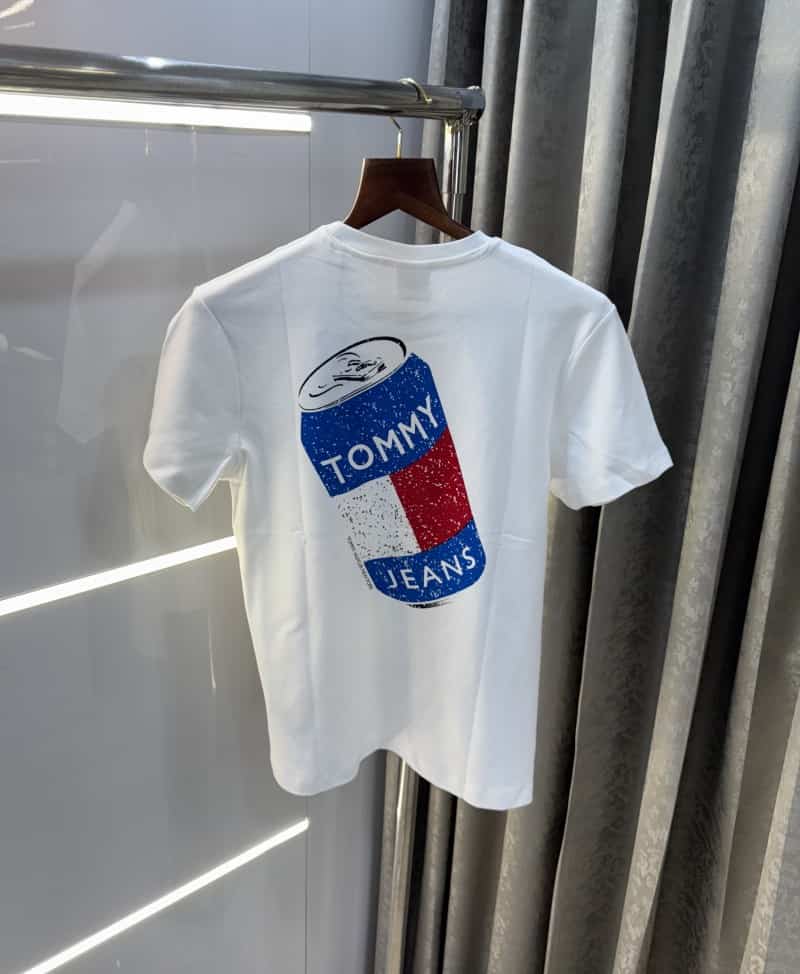 Tomm y Hilfiger White Printed Premium T-Shirt Secondary image