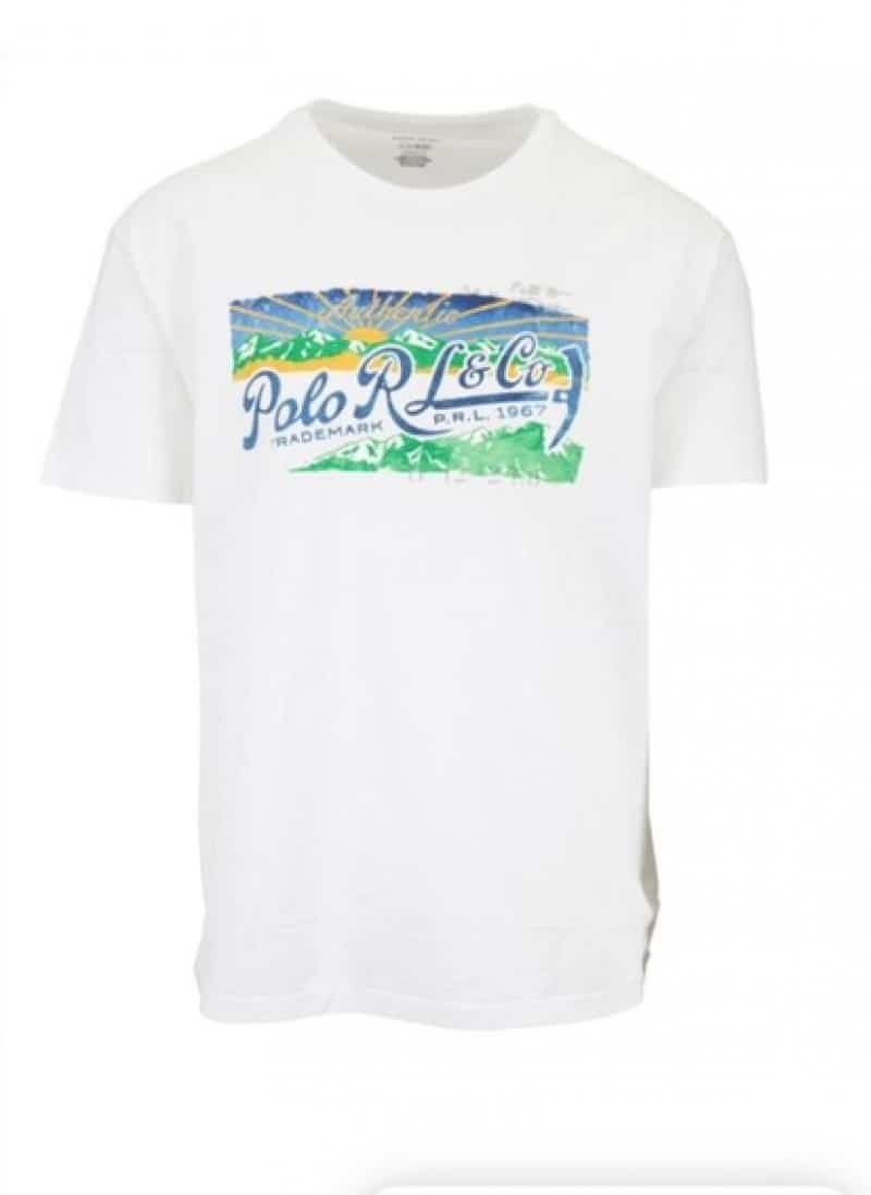 Ralph Lauren White Printed Premium T-Shirt