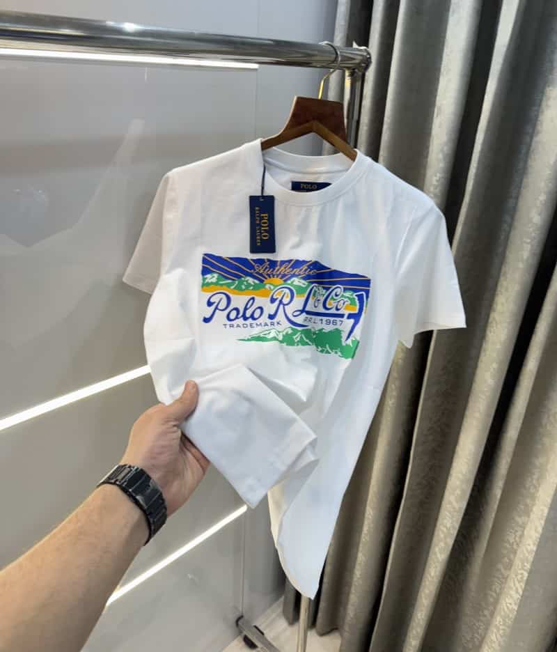 Ralph Lauren White Printed Premium T-Shirt Secondary image
