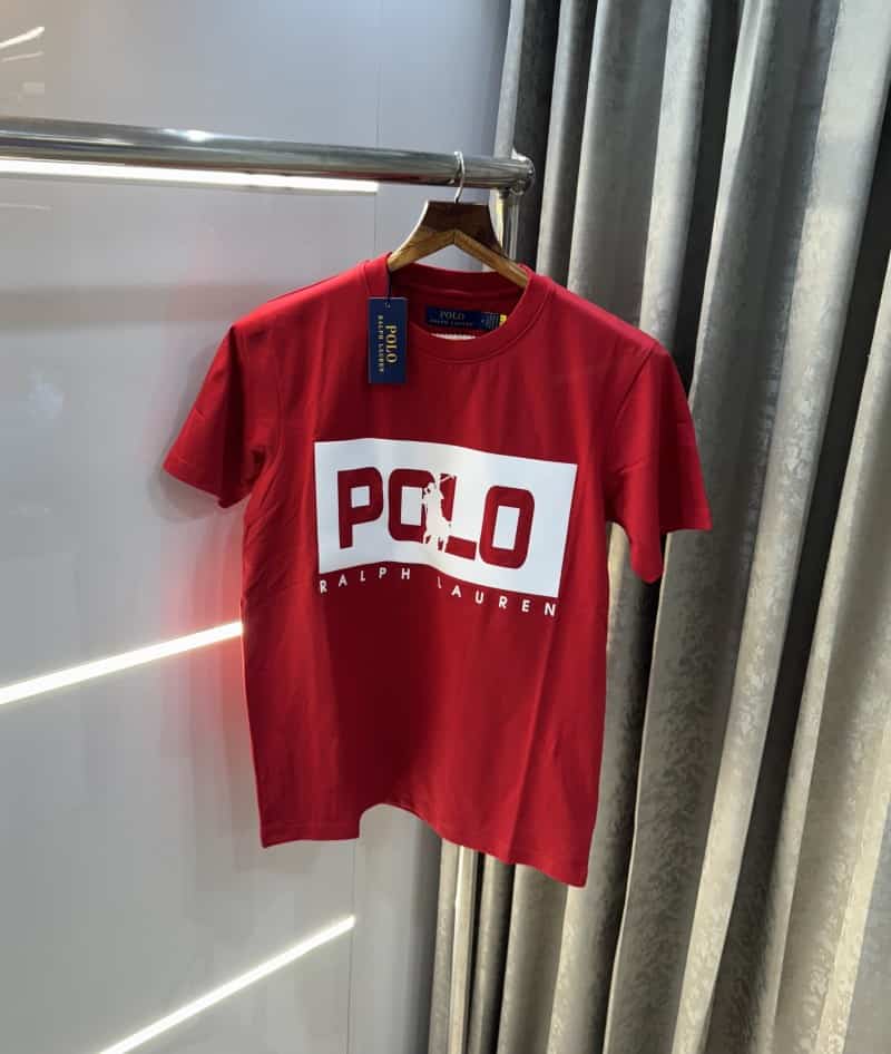 Ralph Lauren Red Printed Premium T-Shirt