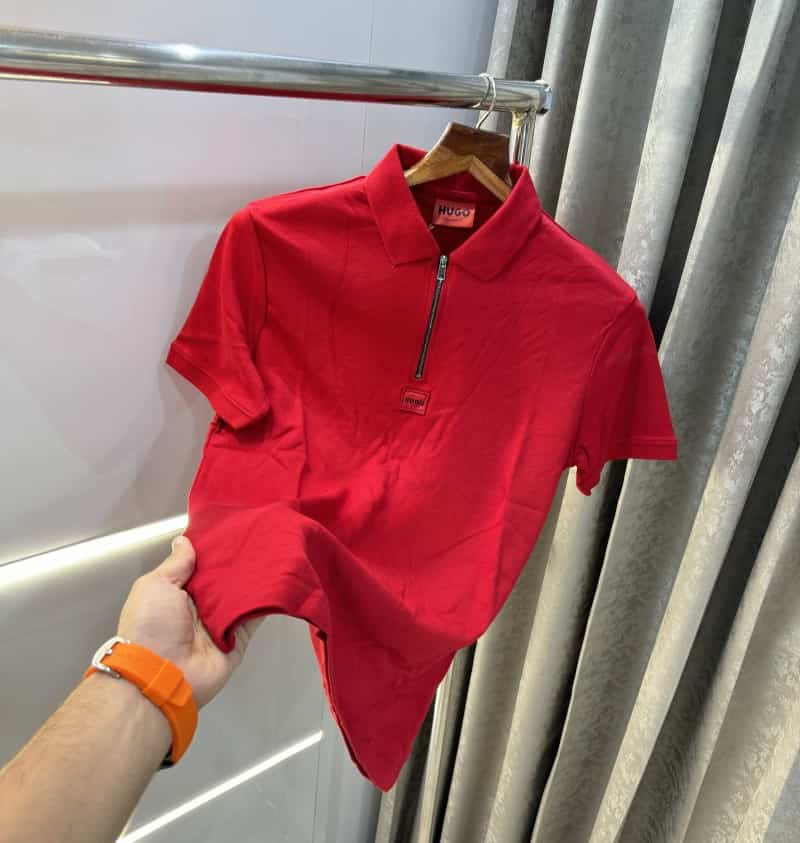 Hugo bos s Red Patch Logo Classic Polo T-Shirt Main image