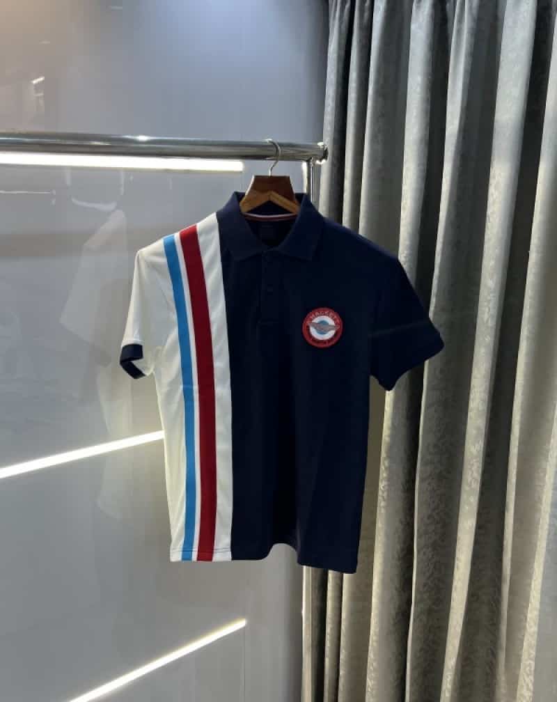 Hacket Aston Martin Navy Blue Embroidery Logo Imported Polo T-Shirt Secondary image