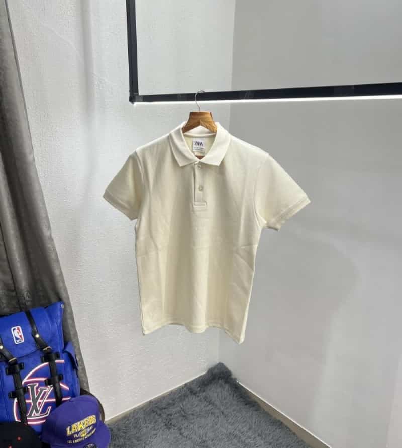 Zar_a Cream Premium Classic Polo T-Shirt