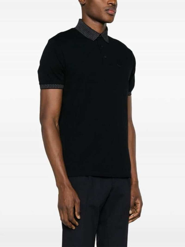 Emporio Arman i Black Designer Premium Polo T-Shirt