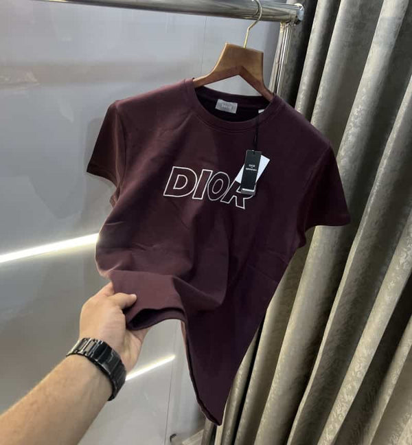 Christian Dio rWine Embroidery Logo Premium T-Shirt