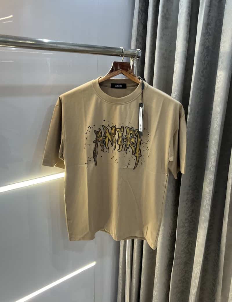 Amir i Beige Printed Imported Oversized T-Shirt Main image