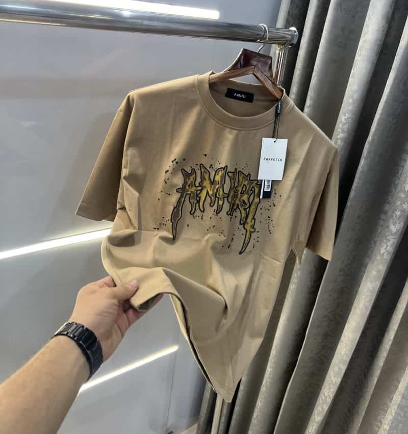 Amir i Beige Printed Imported Oversized T-Shirt Secondary image