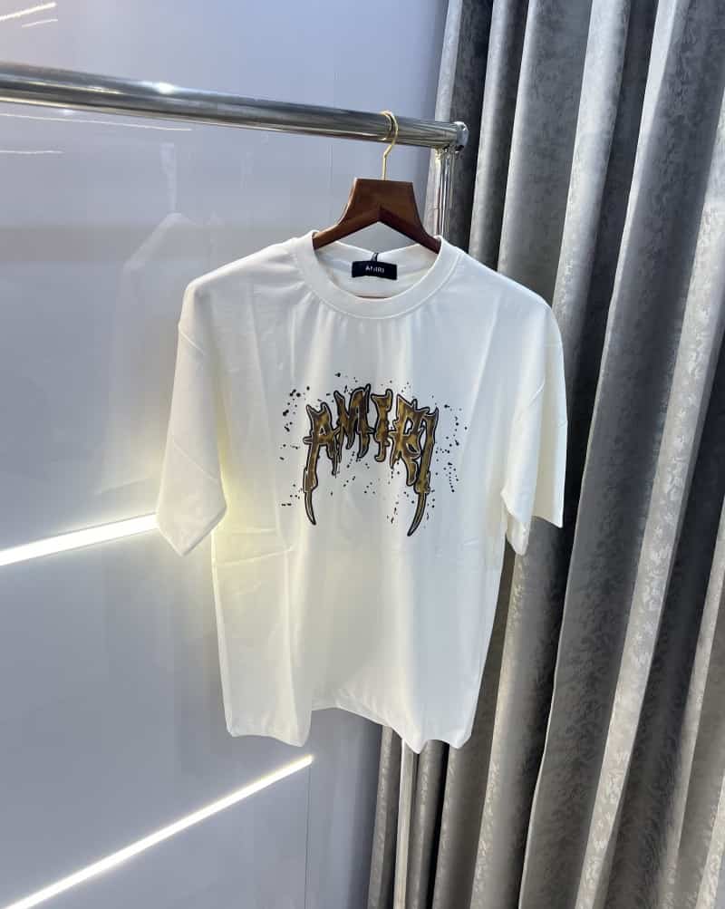 Amir i White Printed Imported Oversized T-Shirt