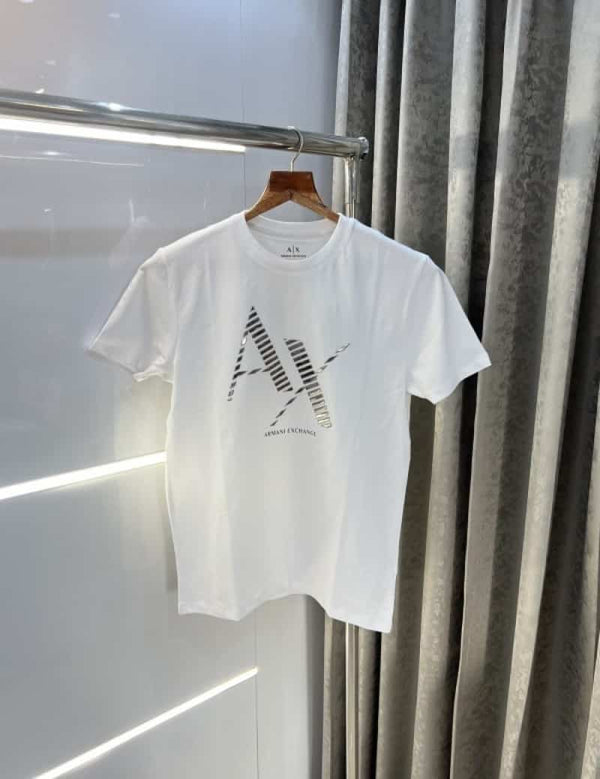 Arman i Exchange White Logo Print Imported T-Shirt