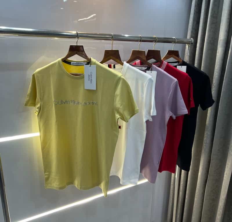 Tommy Hilfiger Red Embroidery Logo Premium T-Shirt