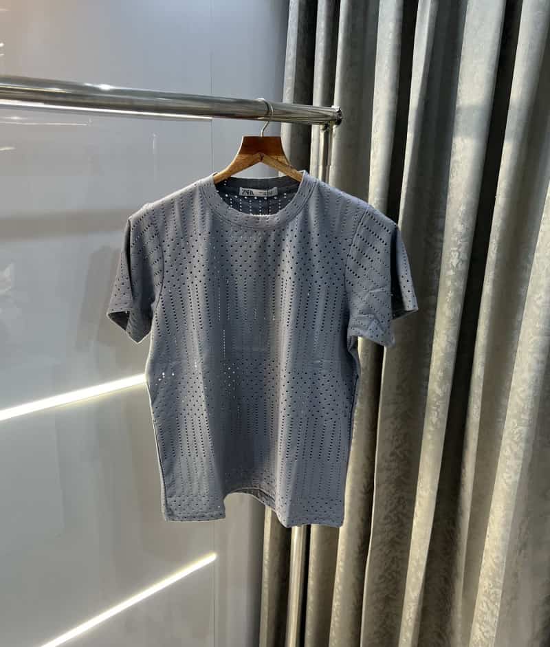 Zar a Grey Seen Through Premium T-Shirt Main image