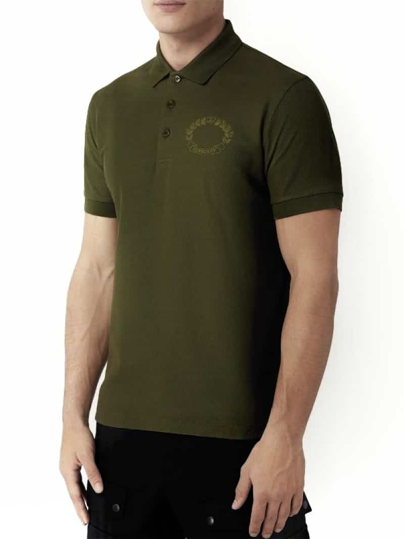 Burberry English Green Embroidery Logo Premium Polo T-Shirt Main image