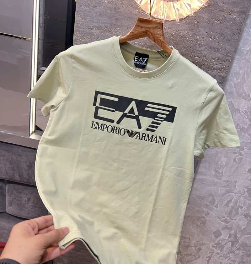 Empori_o arma_ni logo printed pastel green premium t-shirt Secondary image