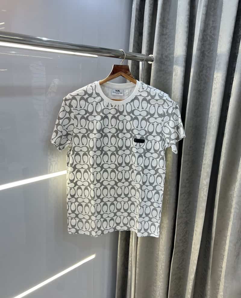 Coac_h White Printed Super Premium T-Shirt Main image