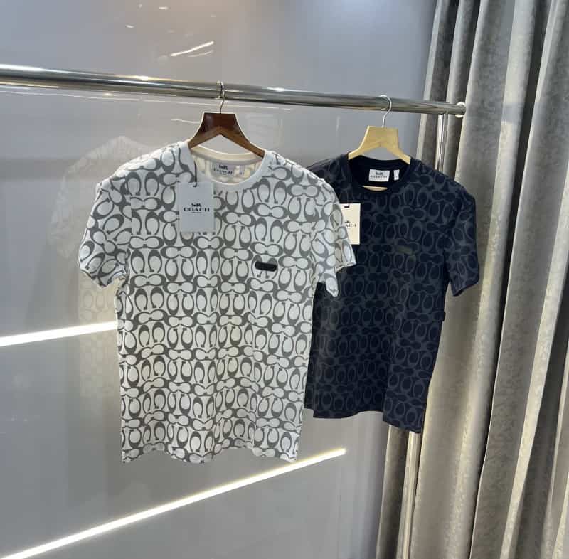 Coac_h White Printed Super Premium T-Shirt