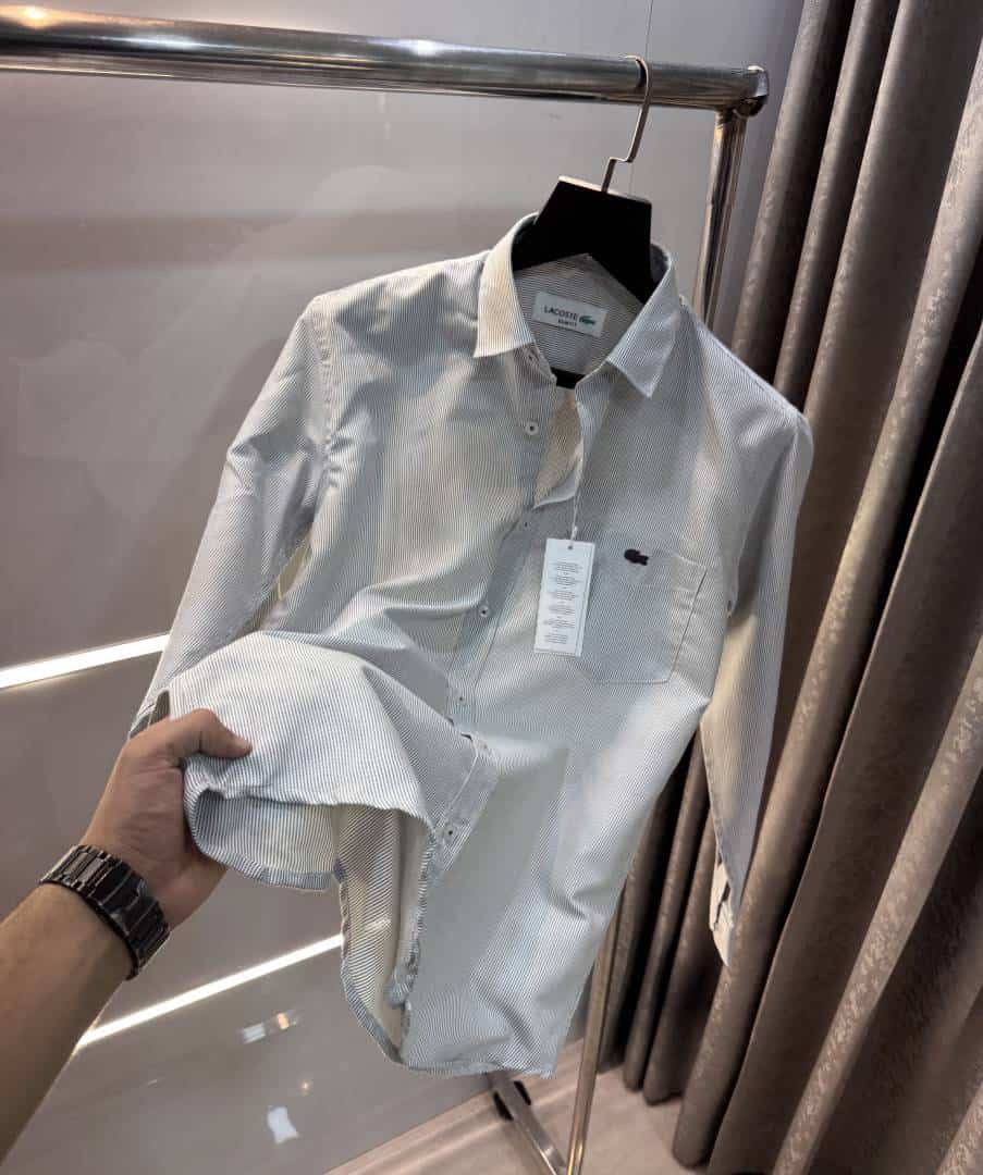 Lacost e Grey Stripes Premium Classic Shirt Main image