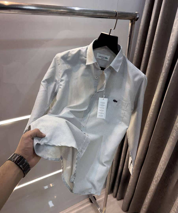 Lacost e Grey Stripes Premium Classic Shirt
