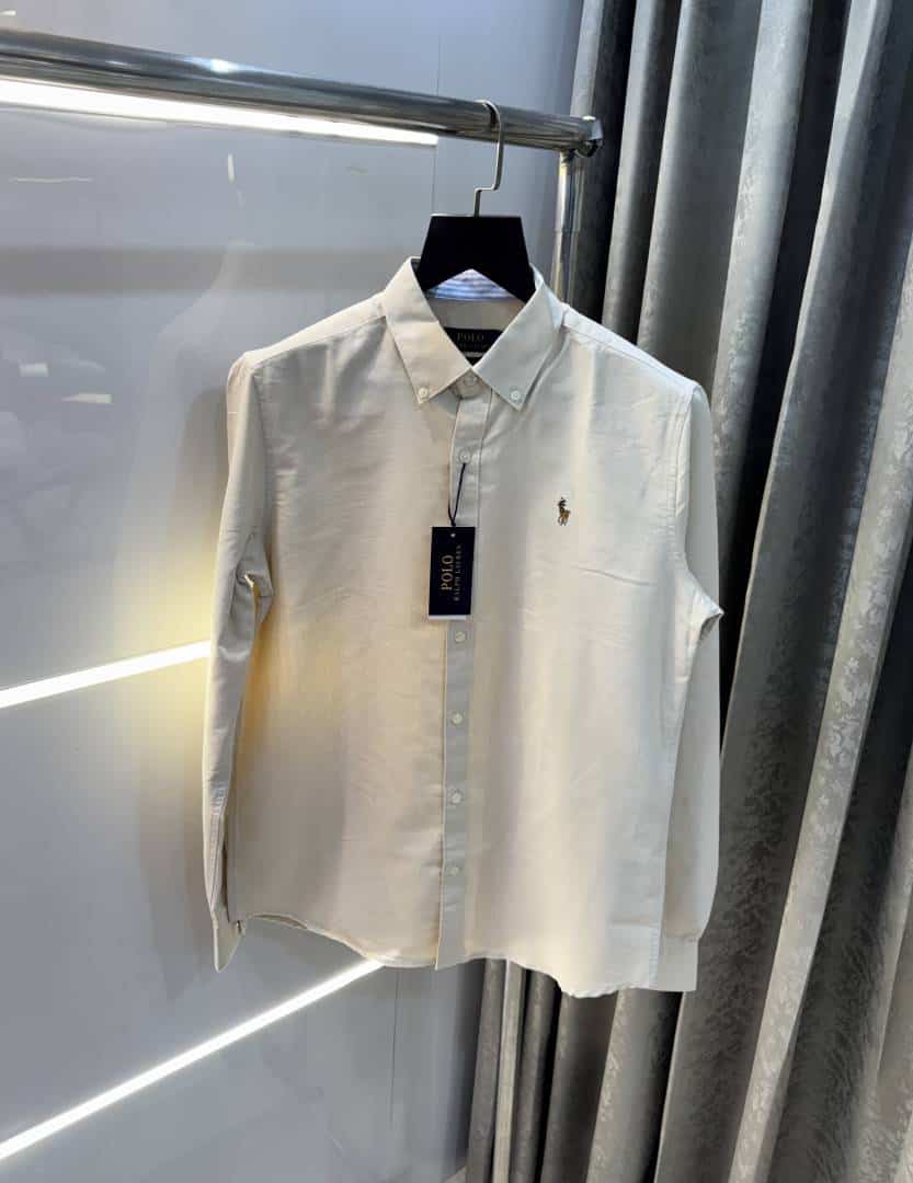 Ralph Laure n Cream Premium oxF0..rd Shirt