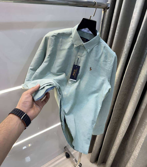 Ralph Laure n Aqua Green Premium oxford Shirt
