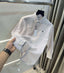 Brooks Brother Milange strips Linen Premium Shirt