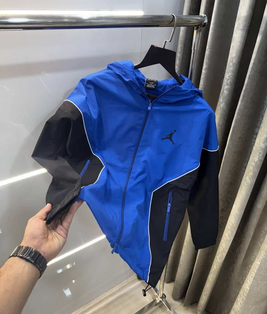Air Jorda n Blue Imported Premium WindBreaker Jacket Secondary image