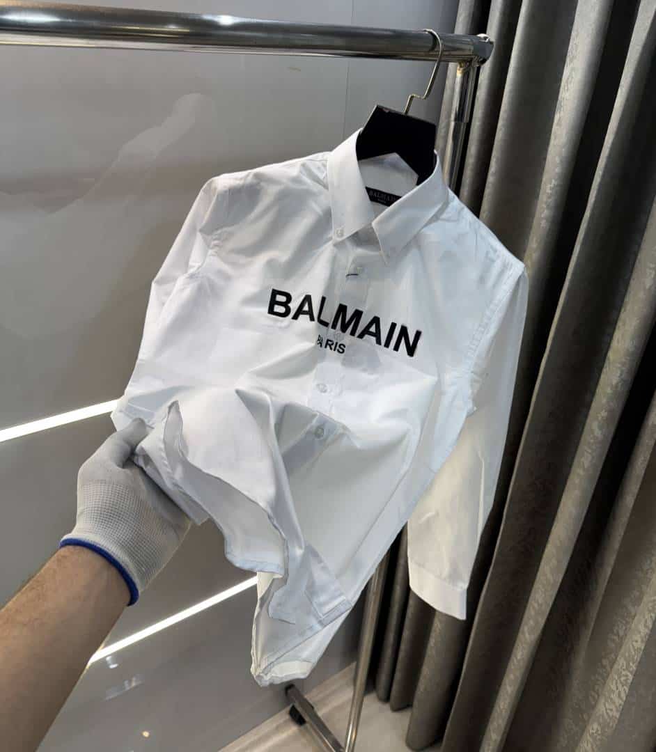 Balmai n Paris White Logo Print Exclusive Shirt Main image