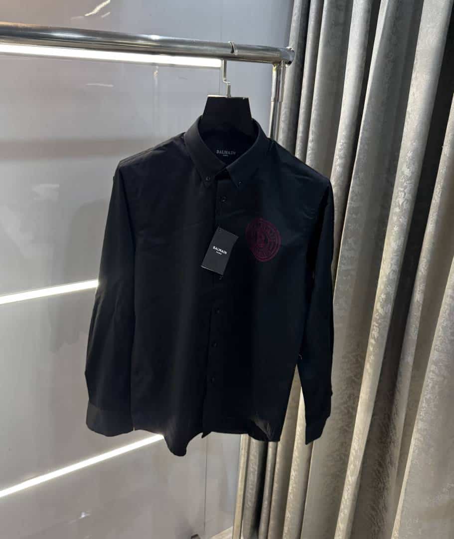 Balmai n Paris Black EmbosSed Logo Exclusive Shirt Main image
