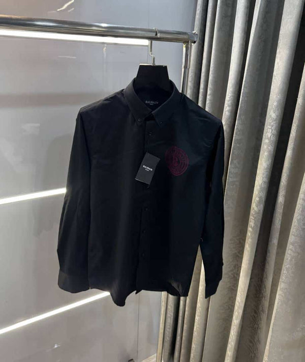 Balmai n Paris Black EmbosSed Logo Exclusive Shirt