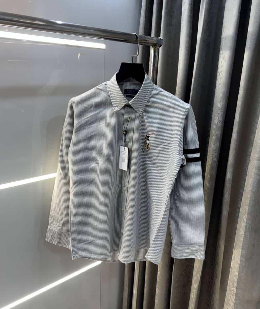 Ralph Laure n Grey strips Premium Shirt
