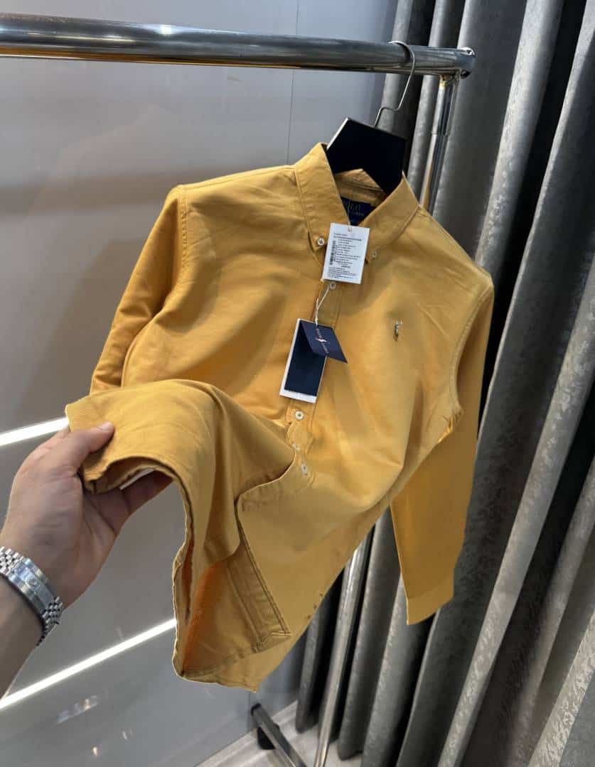 Ralp h lauren D Mustard Premium Classic Shirt