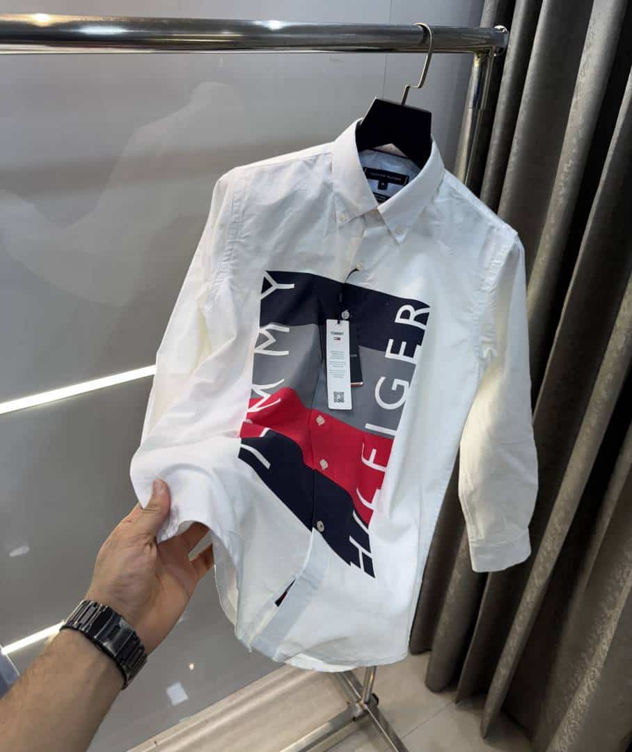 to_mMy. Hilfi9er White Logo Print Premium Shirt Main image