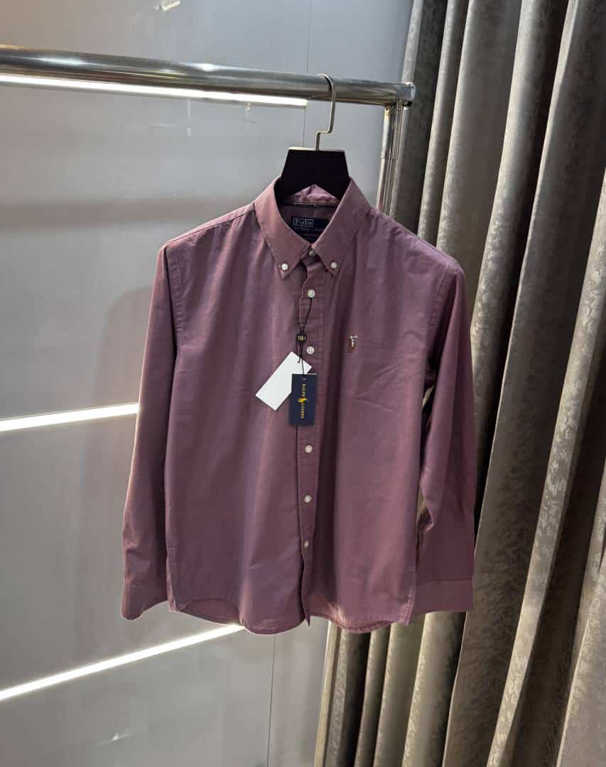 Ralp h lauren Milange Cotton Premium Classic Shirt