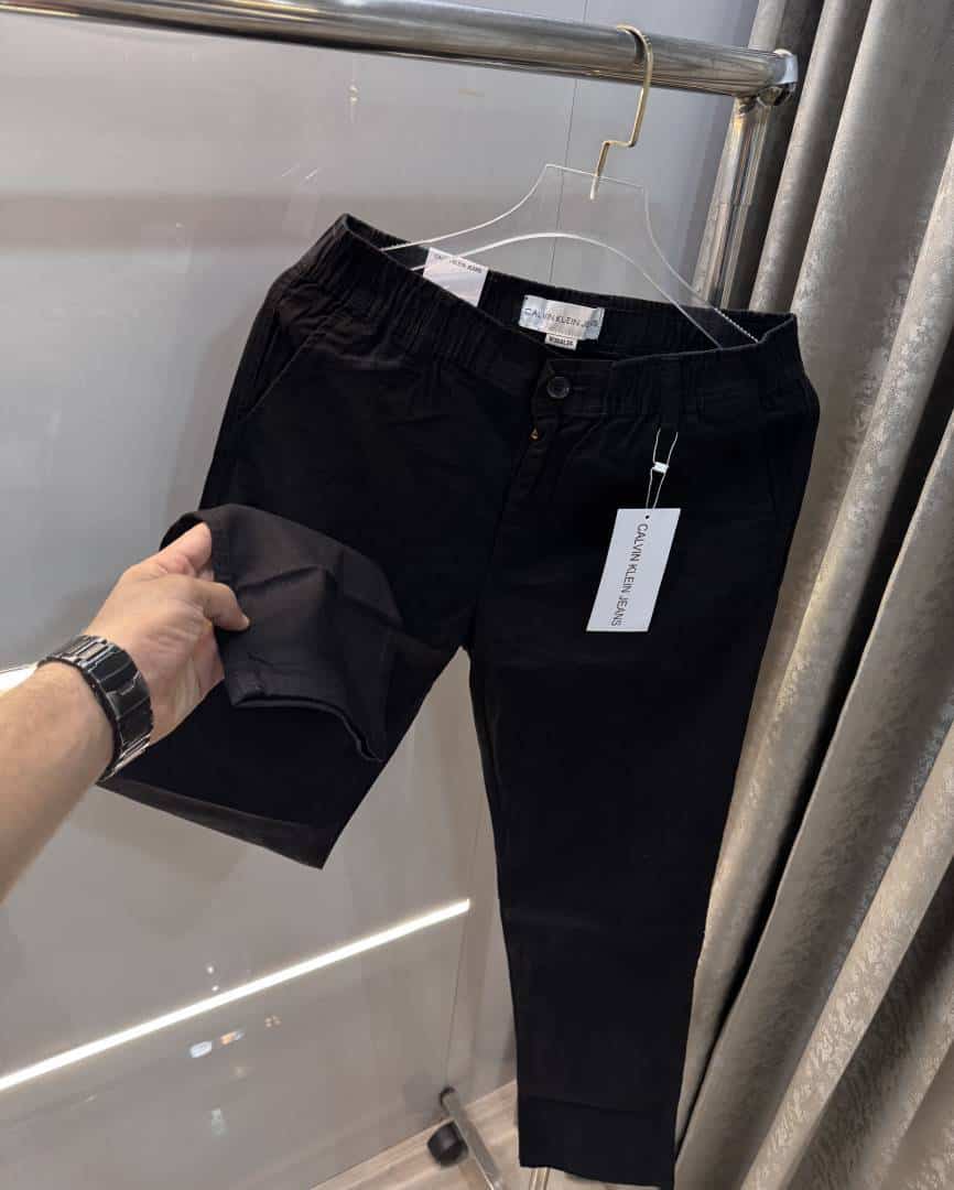 Calvi n Klein Black Premium Classic Linen Trouser Secondary image