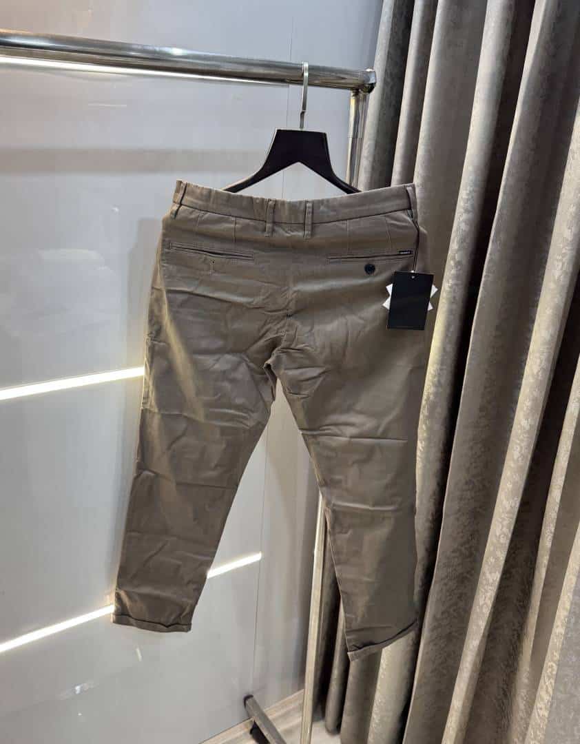 Hacket London mid Grey Premium Classic Cotton Trouser Secondary image