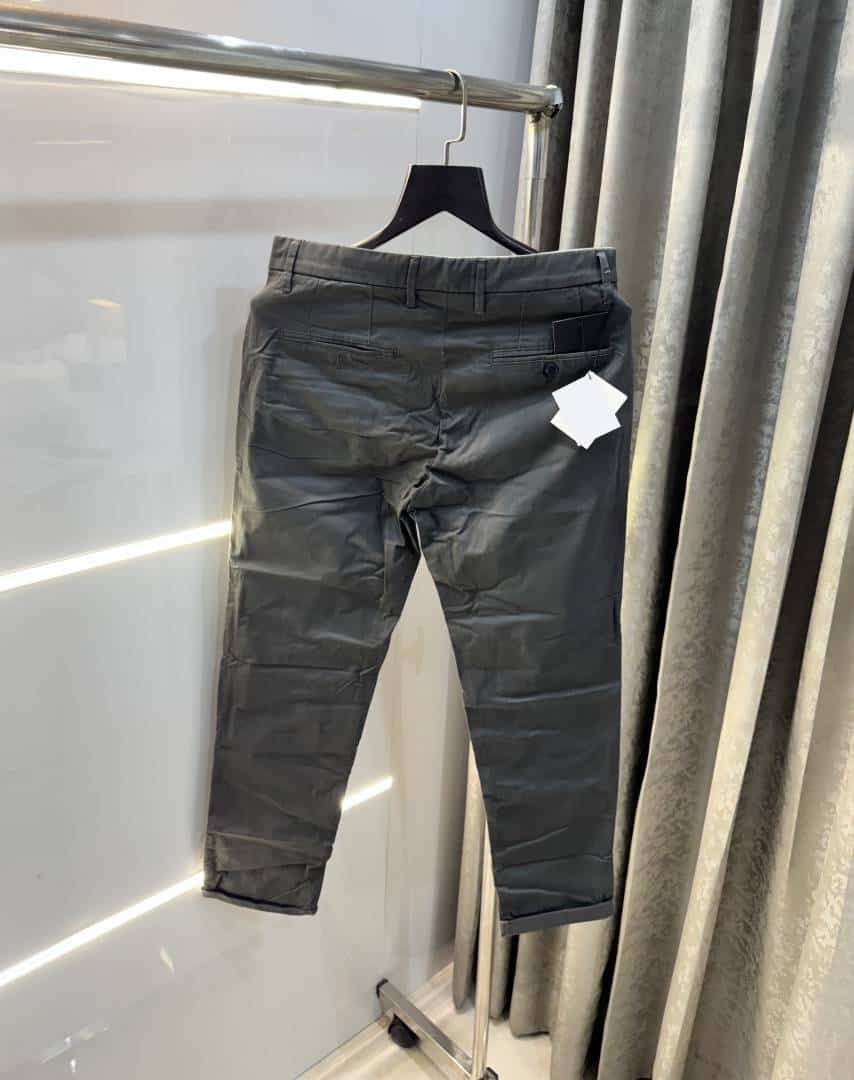 Hacket London Dark Grey Premium Classic Cotton Trouser Secondary image