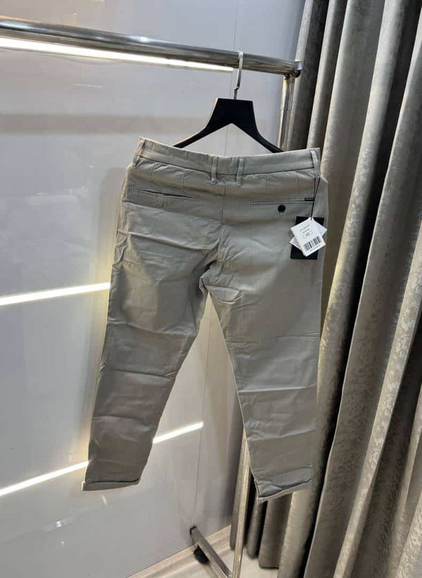 Hacket London Light Grey Premium Classic Cotton Trouser