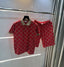 Gucc i Red Monogr·am Print Premium Cord Set