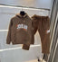 Ai r Jordan Brown Embroidery Logo Imported Tracksuit
