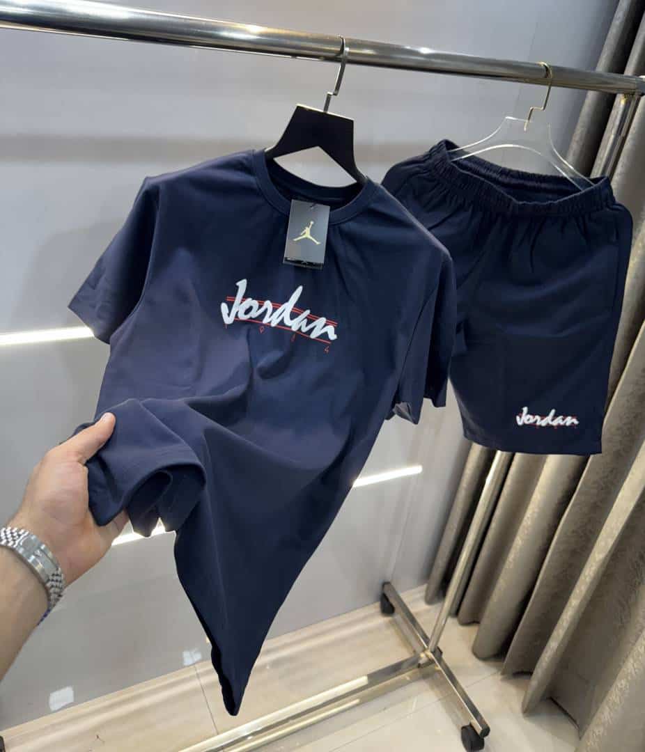 Ai r Jordan Navy Blue Premium Oversized Cord Set