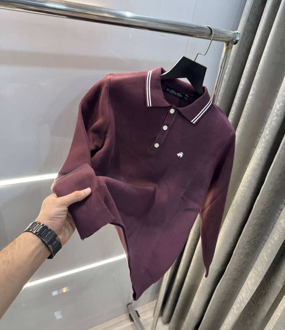 Brooks Brother Wine Premium Knitted Pull Over Main image