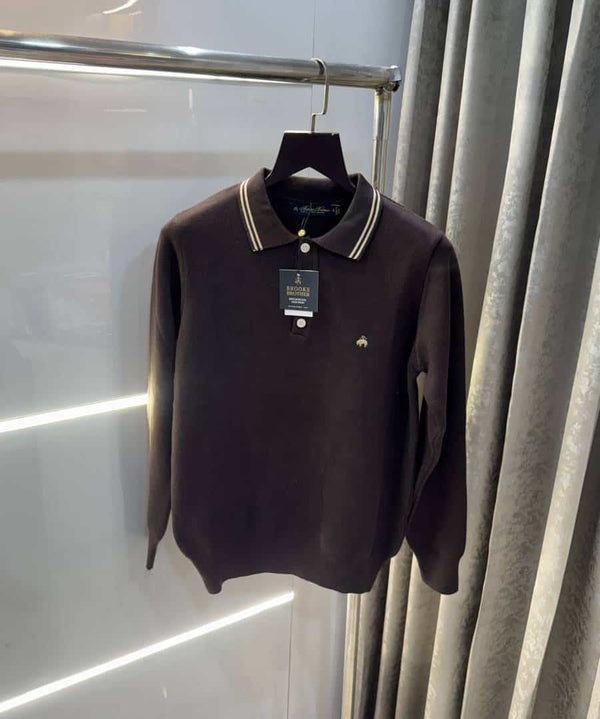 Brooks Brother Brown Premium Knitted Pull Over