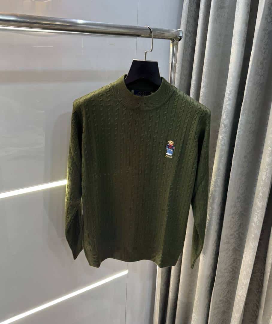 Ralp h Lauren Olive Teddy Edition Premium Pull Over Secondary image