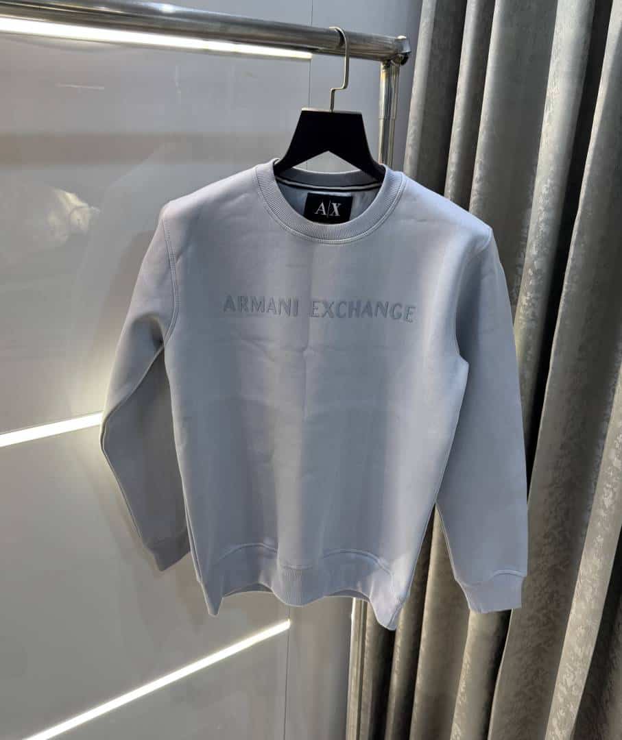 Arman i E·xchange Light Grey Logo Work Premium Sweatshirt