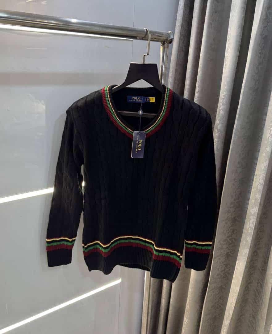 Ralp h lauren Black Knitted Premium Pull Over Main image