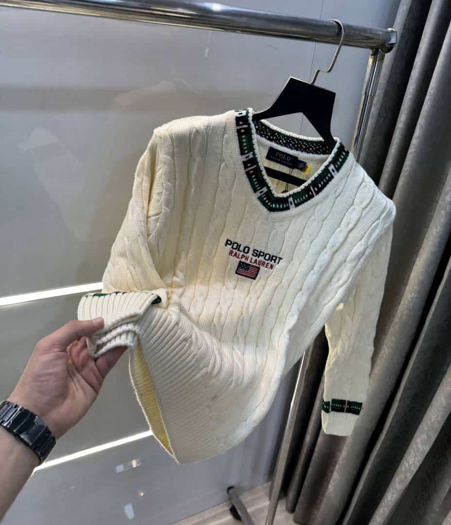 Ralp h Lauren cream Knitted Premium Pull Over Main image