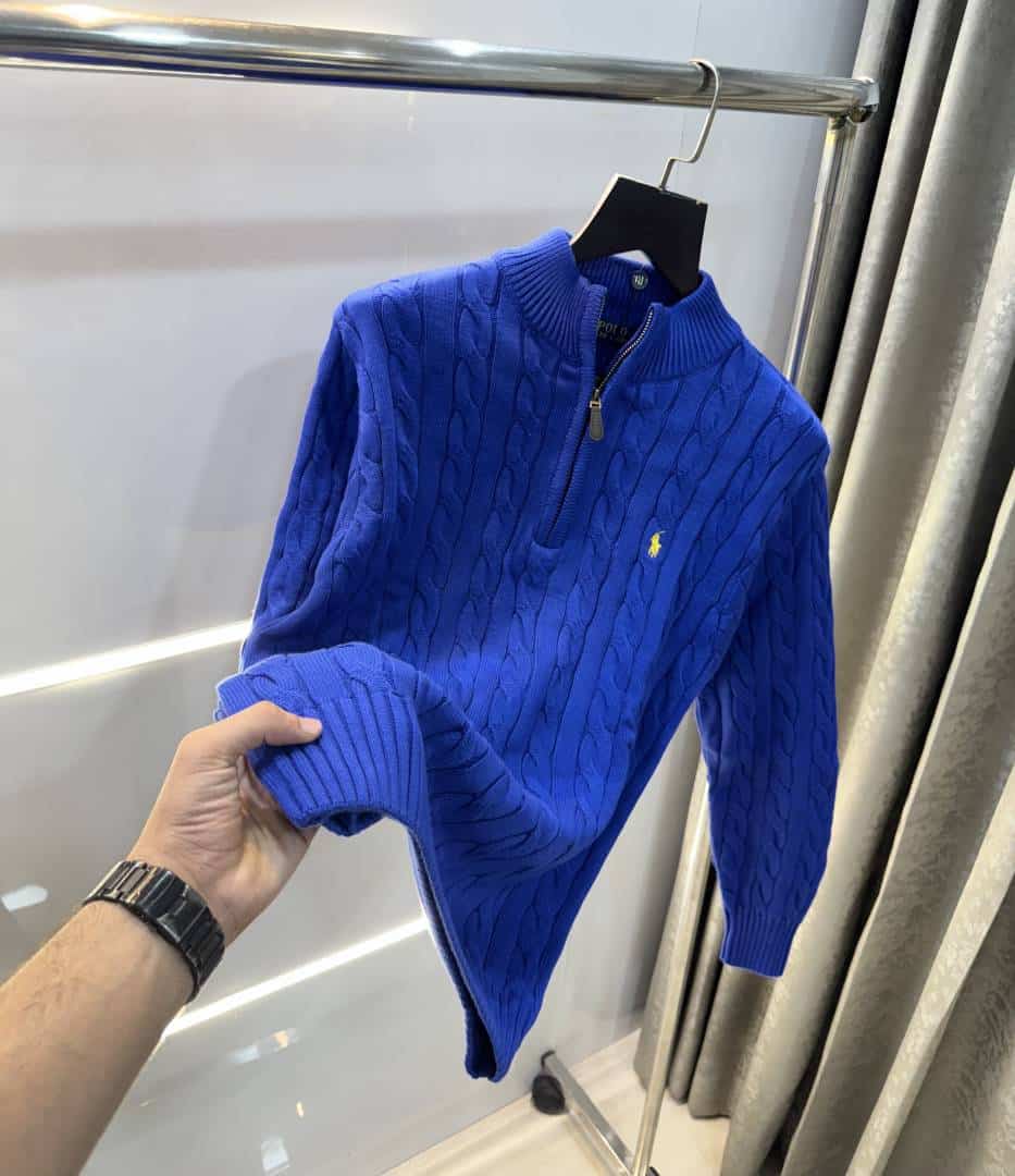 Ralp h Lauren Blue Knitted Premium Pull Over Main image