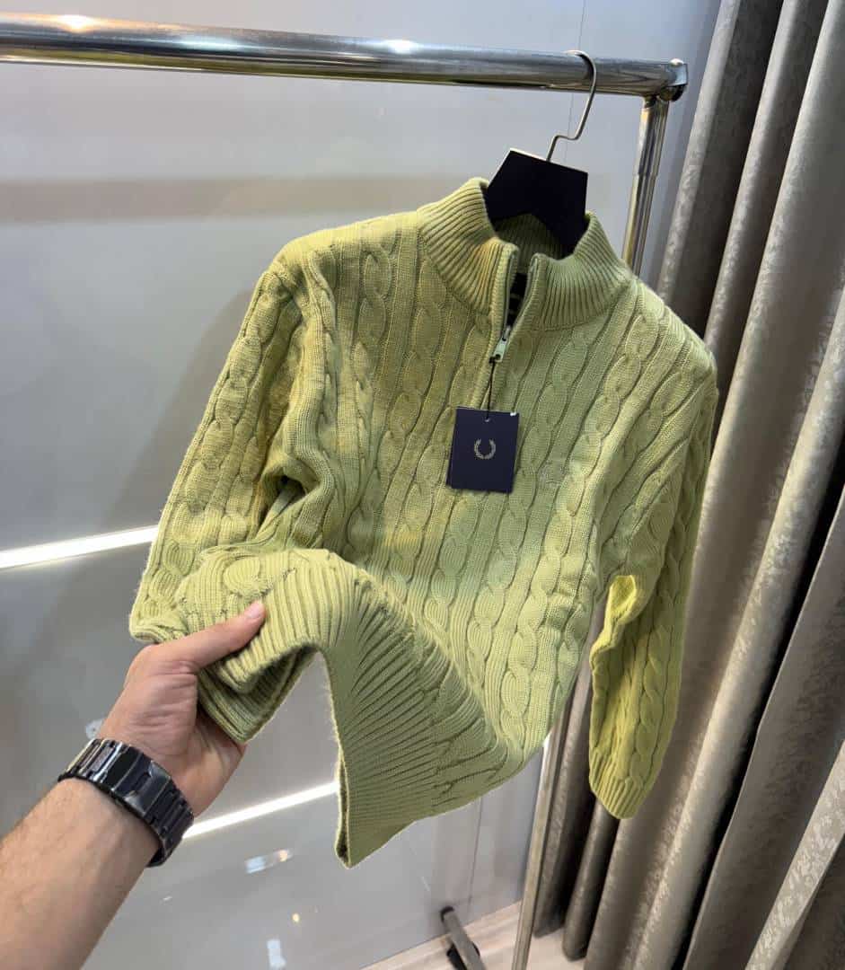 Fredperry English Green Knitted Premium Pull Over Secondary image