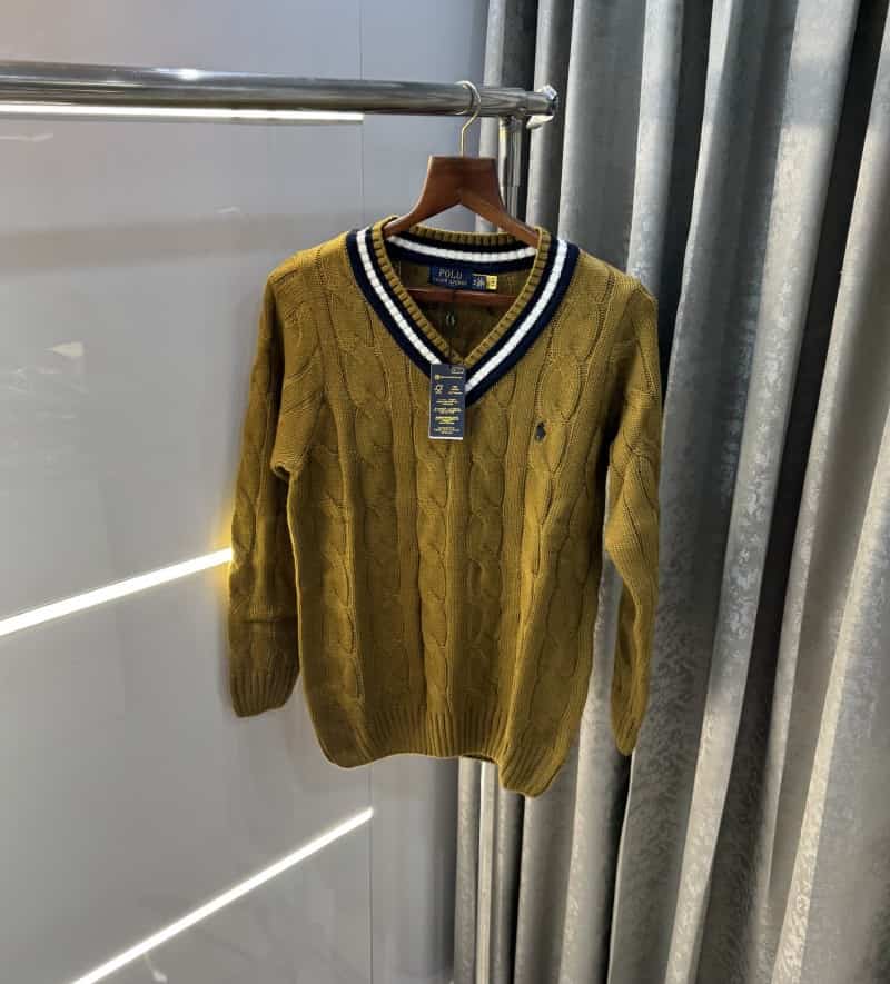 Ralph laure n Mustard Imported Knitted Pull Over Secondary image