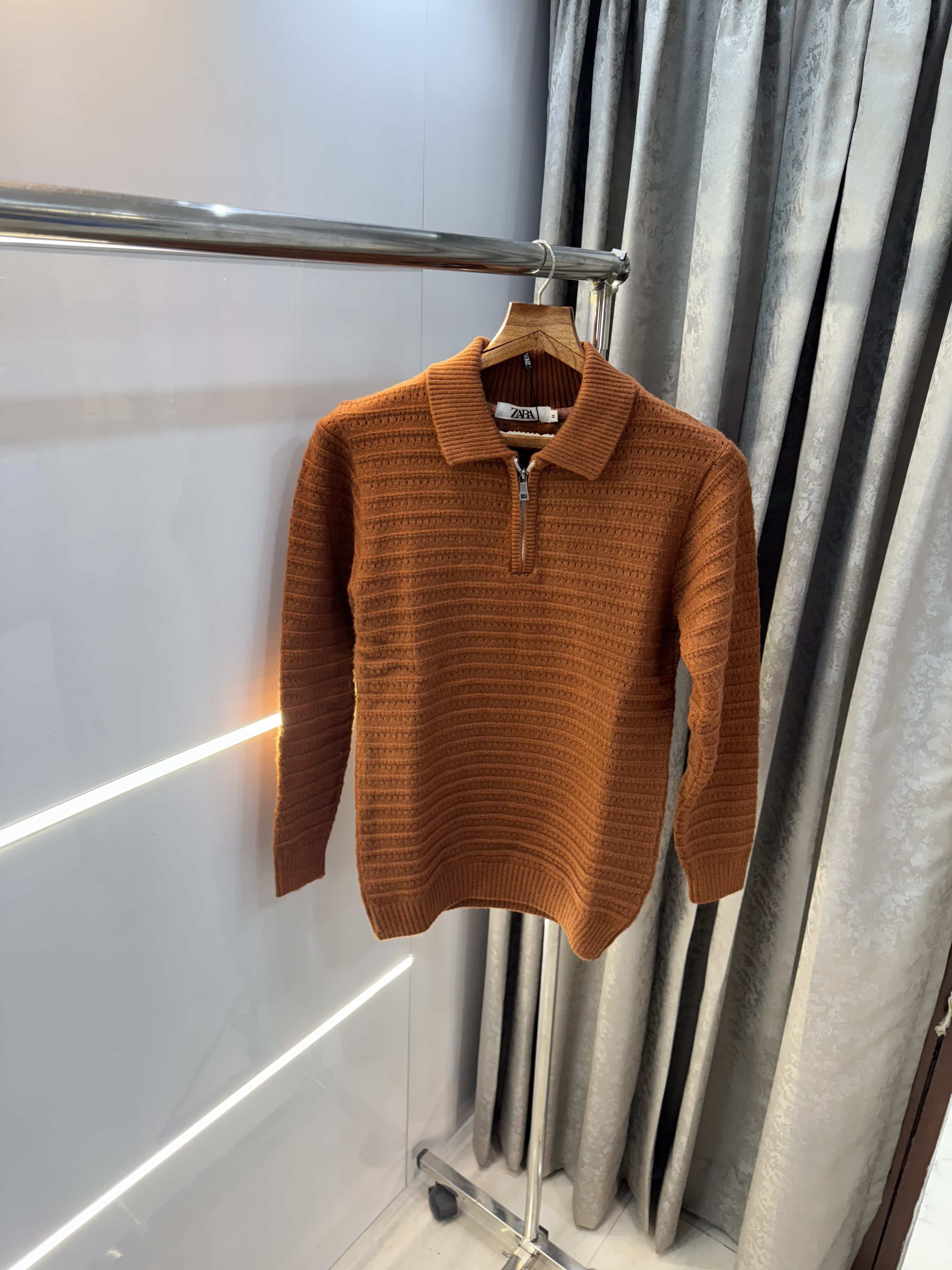 Zar a Rust Knitted Premium Pull Over Secondary image